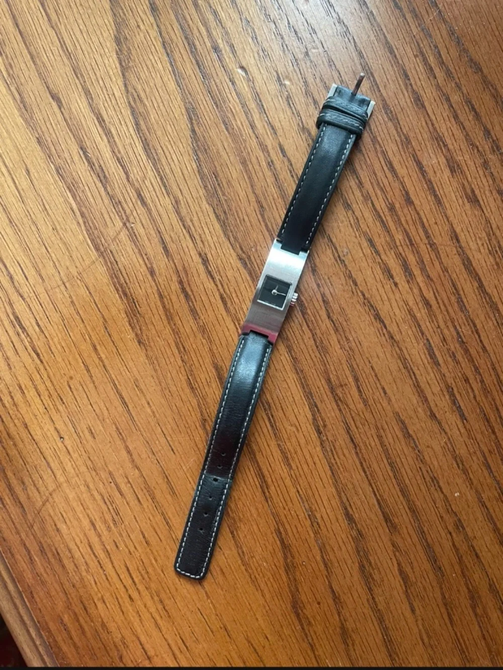 Stainless steel and leather coach ladies Watch